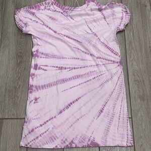 Gap purple tie dye shirt dress